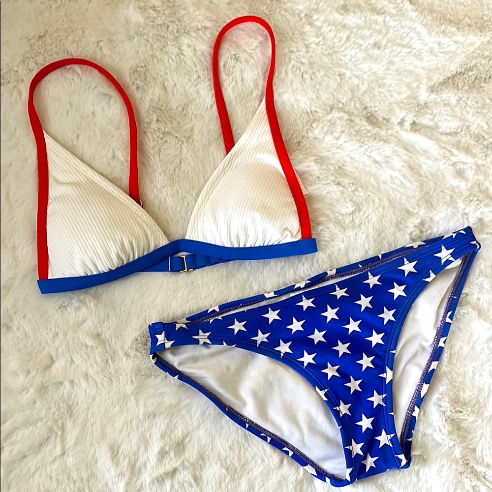 4th of July bikini ruched butt